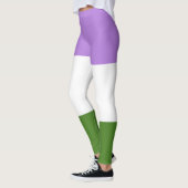 LGBTQ Genderqueer Pride Vlag Leggings (Links)