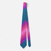 LGBTQ Glitter Bisexual Gay Pride Sparkles Stropdas (Voorkant)