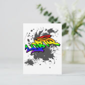 LGBTQ graffiti | LGBTQ+ Pride carte postale (Debout devant)