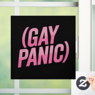 LGBTQ-hysterie protest Pride Raamsticker