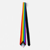 LGBTQ+ INCLUSIEF PRIDE FLAG FLEECE BLANKET NECK TI STROPDAS (Voorkant)