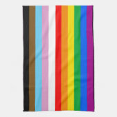LGBTQ+ INCLUSIEF PRIDE FLAG THEEDOEK (Verticaal)