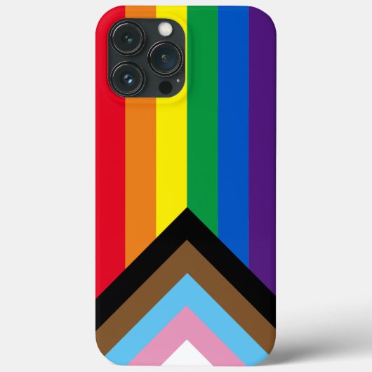 Lgbtq Inclusieve diversiteit vlag van de regenboog Case-Mate iPhone Case (Achterkant)