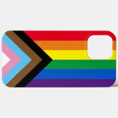 Lgbtq Inclusieve diversiteit vlag van de regenboog Case-Mate iPhone Case (Achterkant (horizontaal))