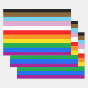LGBTQ+ INCLUSIEVE PRIDE-VLAG INPAKPAPIER VEL