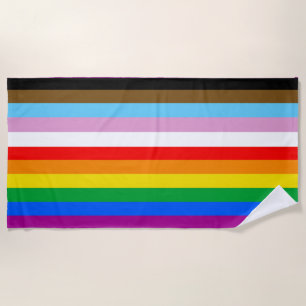 LGBTQ+ inclusieve Pride-vlag Strandlaken