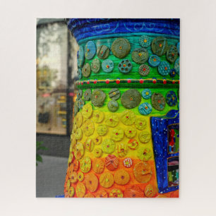LGBTQ+ kleuren Jigzaag Puzzle Legpuzzel