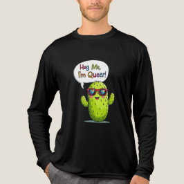 LGBTQ knuffel me Ik ben queer Tri-Blend Shirt