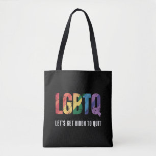 LGBTQ laat Biden stoppen met Gay Pride Draagtas
