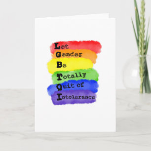 LGBTQ - Laat het geslacht een einde maken aan into Kaart