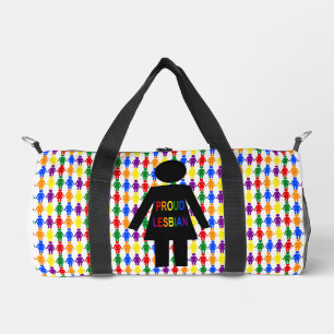 LGBTQ Lesbian Silhouette en Rainbow-dames Plunjezak