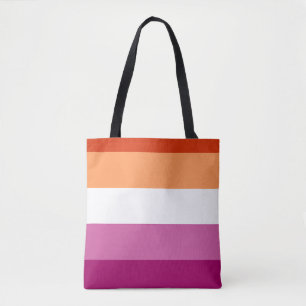 LGBTQ Lesbische Pride Vlag Draagtas