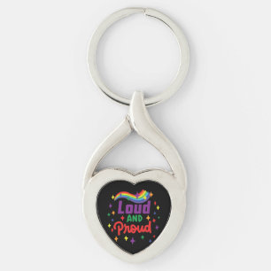 LGBTQ (LGBTQ, Levend en Proud) Sleutelhanger