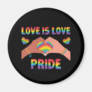 LGBTQ - Liefde is liefde - Trots Magneet