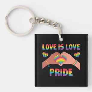 LGBTQ - Liefde is liefde - Trots Sleutelhanger