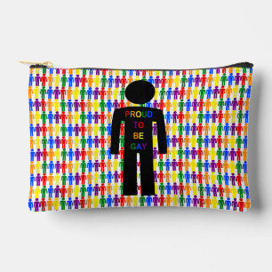 LGBTQ-Man Silhouette en RegenboogMannen Etui