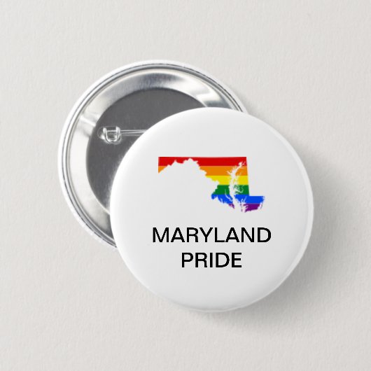 LGBTQ MARYLAND PRIDE BUTTON (Voorkant /achterkant)