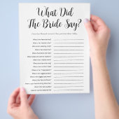 LGBTQ Modern 2-zijdig Vrijgezellenfeest spelletjes Flyer (Hand)