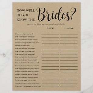 LGBTQ Moderne 2-zijdige Bruiloftsspelletjes Flyer