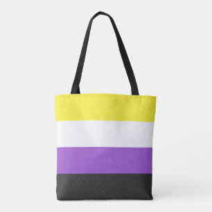 LGBTQ Nonbinary Pride Flag Draagtas