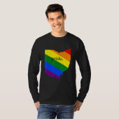LGBTQ+ Ohio Pride T-shirt (Voorkant volledig)