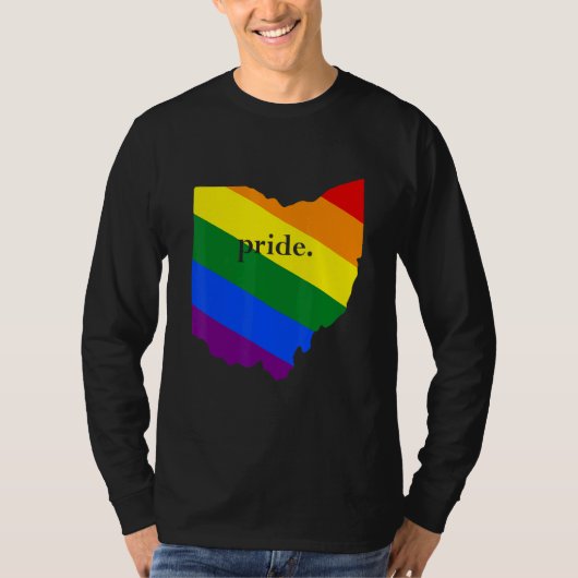 LGBTQ+ Ohio Pride T-shirt (Voorkant)