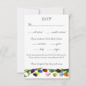 LGBTQ plus Tulp Bloemen RSVP Kaartje (Voorkant)