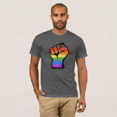 LGBTQ POC Philly Pride Fist T-shirt (Voorkant volledig)