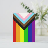 LGBTQ+ Pride Briefkaart (Staand voorkant)