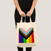 LGBTQ+ Pride Canvas tas (Voorkant (product))
