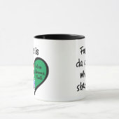 LGBTQ+ Pride et Scoliosis Mug ne sont pas droites (Centre)