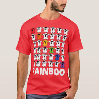 LGBTQ Pride Ghost Rainbow Boo Ghost Funny Rainboo T-shirt