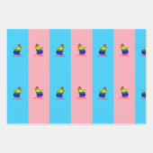 LGBTQ+ Pride Kat - Wees jezelf Inpakpapier Vel (Voorkant 3)