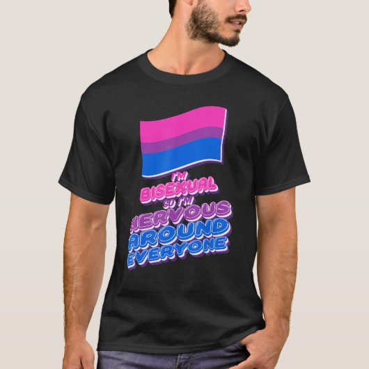 LGBTQ Pride Lesbian Gay Man Bisexual Flag T-shirt (Voorkant)