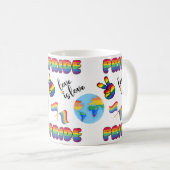 LGBTQ+ Pride Love is Love Mok (Voorkant rechts)