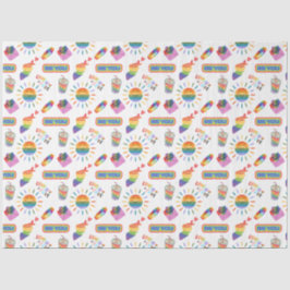 LGBTQ + Pride Love is Love Wrapping Tissue Paper Tissuepapier