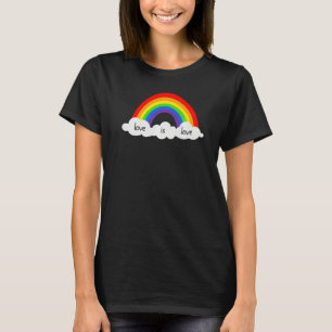 Lgbtq Pride Love Rainow Graphic Parade March Cute T-shirt