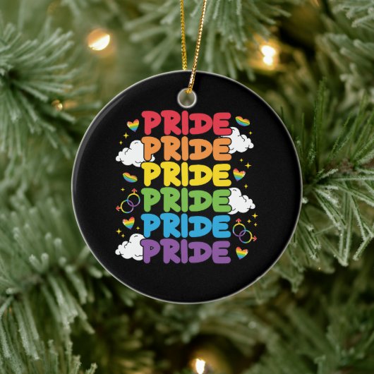 LGBTQ - Pride Maand Keramisch Ornament (Boom)