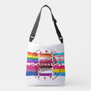 LGBTQ Pride Month Strepen Vlaggen Crossbody Tas