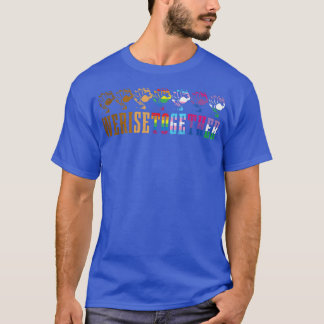 LGBTQ Pride Month We Rise Together Transgender Que T-shirt