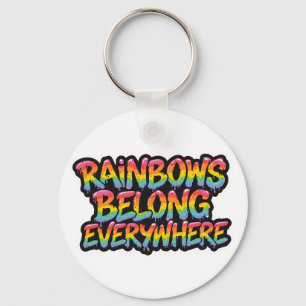 LGBTQ Pride-ontwerp – “Regenbogen horen overal thu Sleutelhanger