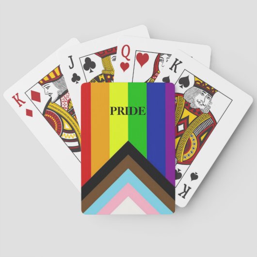 LGBTQ+ Pride Playing Cards Pokerkaarten (Achterkant)