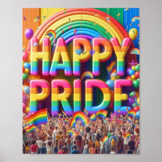 LGBTQ+ Pride Poster (Voorkant)