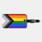 LGBTQ & Pride - Rainbow Progress Flag/Bagagelabel Bagagelabel (Achterkant horizontaal)