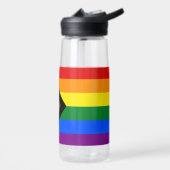 LGBTQ & Pride - Rainbow Progress Flag Waterfles (Links)