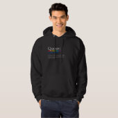 LGBTQ Pride Rainbow Queer Hoodie (Voorkant volledig)