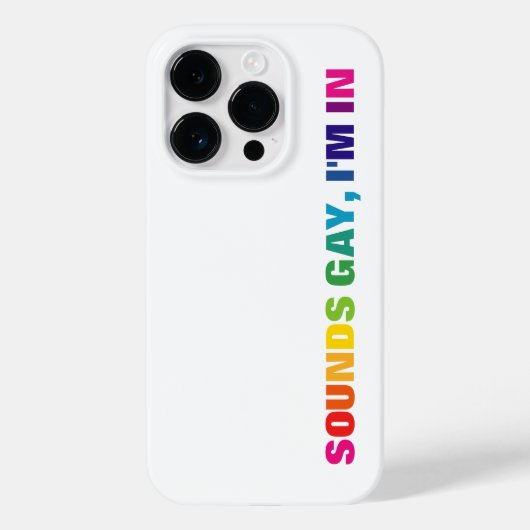 LGBTQ Pride Rainbow Sounds Gay Case-Mate iPhone Case (Achterkant)