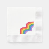 LGBTQ & Pride - regenboog design servetten (Voorkant)