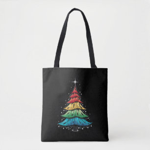 LGBTQ Pride Regenboog Vlag Gay Kerstboom Gifts Draagtas