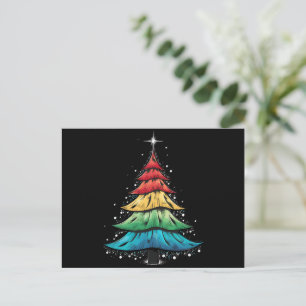 LGBTQ Pride Regenboog Vlag Gay Kerstboom Gifts Feestdagenkaart